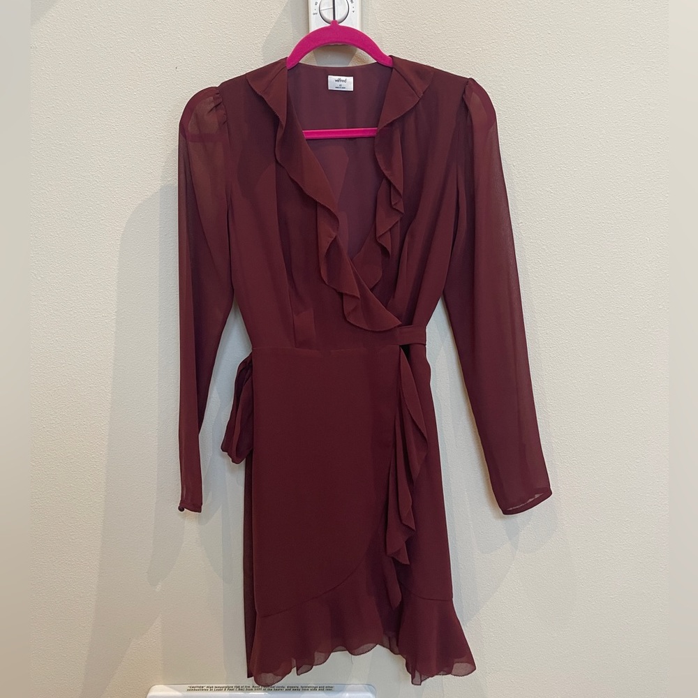 Aritzia Wilfred Wrap Dress